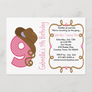 Invitation à l'anniversaire de Western Big Nine Gi