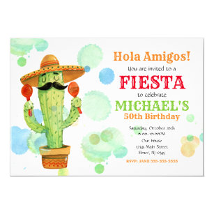 Invitations Faire Part Cartes Anniversaire Espagnol Zazzle Fr