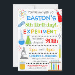Invitation à l'anniversaire des sciences | Invitat<br><div class="desc">Science Anniversaire Invitation Science Invitation Tous les modèles sont © RIEN PANDA LLC</div>