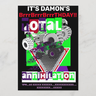 Invitation à l'ANNIVERSAIRE DU CAMION DE MONSTER