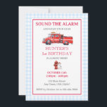 Invitation à l'anniversaire du camion-feu<br><div class="desc">Notre invitation vibrante au thème du camion d'incendie aquarelle prépare le terrain pour une aventure d'anniversaire amusante et remplie. Avec son design fantaisiste et ses couleurs vives,  cette invitation promet une journée pleine d'imagination et de délice.</div>