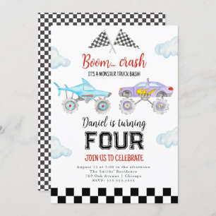 Invitation à l'anniversaire du Camion Monster