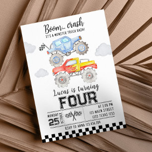 Invitation à l'anniversaire du Camion Monster