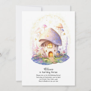 Invitation à l'anniversaire du champignon