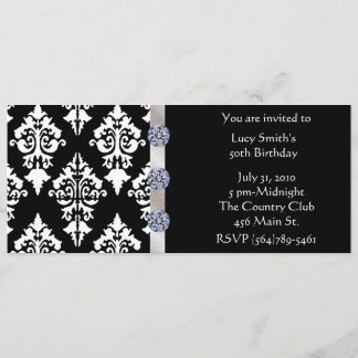 Invitation à l'anniversaire du Diamant noir et bla
