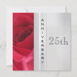 Invitation à l'anniversaire du Mariage d'argent
