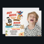 Invitation à l'anniversaire du pirate modifiable<br><div class="desc">Ahoy, planificateurs de fêtes ! Faites de l’anniversaire de votre enfant une aventure épique avec cette Invitation d’anniversaire de Pirate Editable. Doté d'une carte au trésor dessinée à la main, d'un bateau de pirates, d'une boussole et de symboles de pirates classiques, ce design est parfait pour les garçons et les...</div>