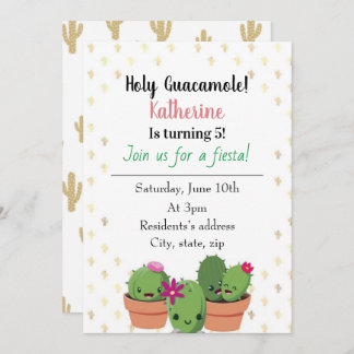 Invitation à l'anniversaire du Saint-Guacamole