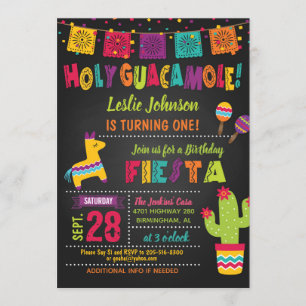 Invitation à l'anniversaire du Saint Guacamole - E