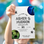 Invitation à l'anniversaire du sport<br><div class="desc">Invitation de fête d'anniversaire du sport conjoint Prêt à être personnalisé par vous!</div>