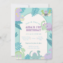 Invitation à l'anniversaire d'un dinosaure à A-Sau