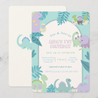 Invitation à l'anniversaire d'un dinosaure à A-Sau