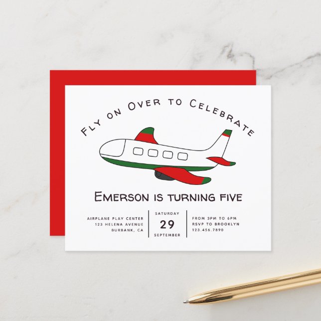 Invitation à l'anniversaire d'un vol budgétaire (Devant/Arrière en situation)