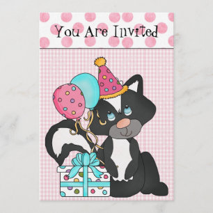 Invitation à l'anniversaire d'une fille sur mesure