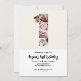 Invitation à l'anniversaire - Numéro 1