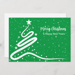 Invitation à l'arbre de Noël et à la neige