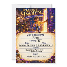 Invitation à l'Aventure d'Anniversaire d'AnimatedL