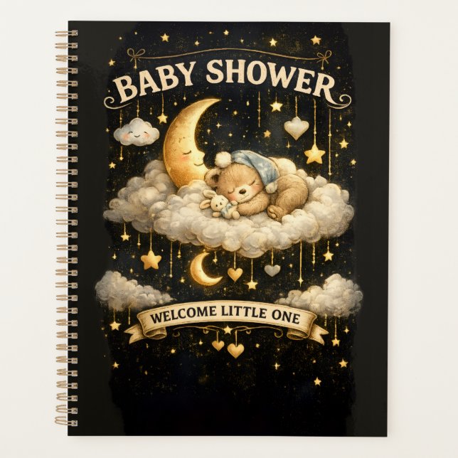 Invitation à l'aventure pour Baby Shower (Devant)