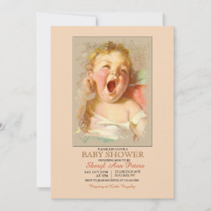 Invitation à l'Baby shower de Yawn pour bébés