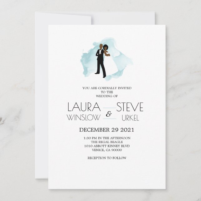 Invitation à l'eau douce afro-américaine (Devant)