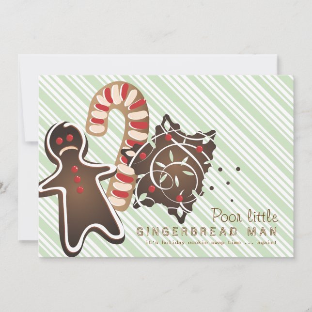 Invitation à l'échange de cookies de vacances (Devant)