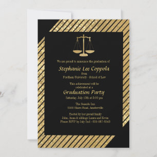 Invitation à l'échelle Gold Justice