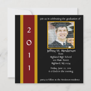 Invitation à l'école Maroon & Gold