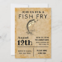 Invitation à l'effilée de poisson