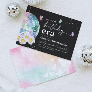 Invitation à l'époque de l'anniversaire