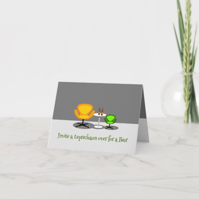 Invitation a Leprechaun (Devant)