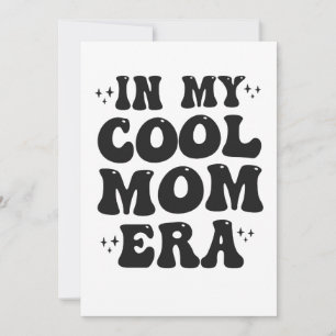 Invitation À l'ère de ma mère cool Groovy Drôle Fête des mère