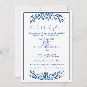 Invitation à l'événement Bleu et Blanc