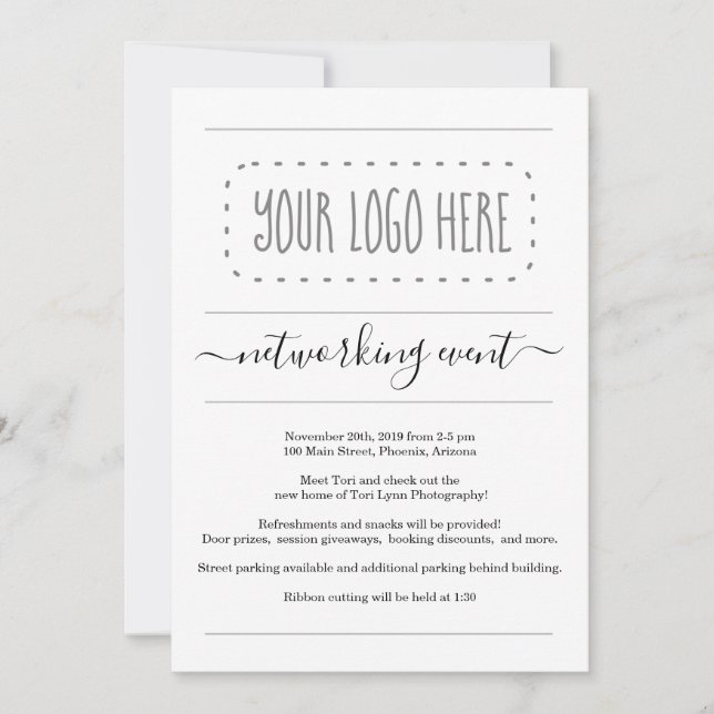 Invitation à l'événement Business Networking - Ajo (Devant)