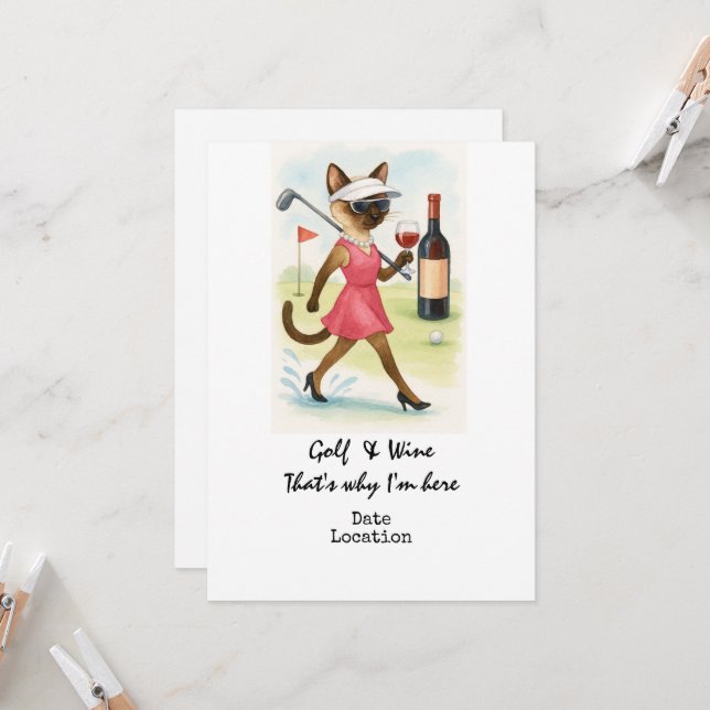 Invitation à l'événement de dégustation de vin de  (Devant/Arrière en situation)