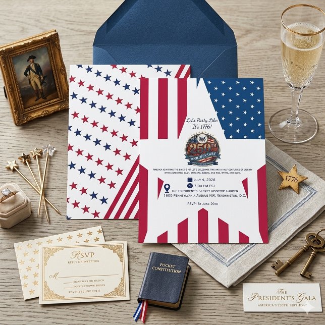 Invitation à l'événement du 250e anniversaire des  (Créateur téléchargé)
