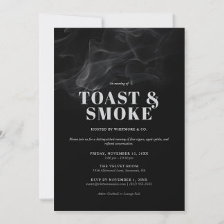 Invitation à l'événement Toast and Smoke