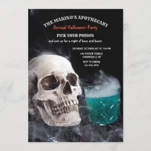 Invitation à l'Halloween de Poison Brew