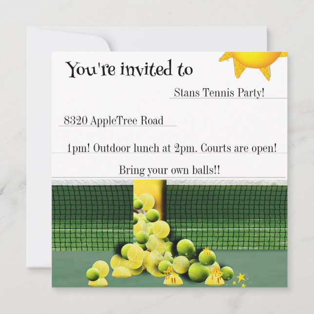 Invitation À L'HEURE DU SOLEIL (Dos)