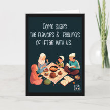 Invitation à l'Iftar - Repas de famille