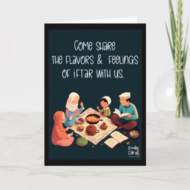 Invitation à l'Iftar - Repas de famille (Devant)