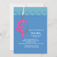 À l'invitation de fête d'anniversaire de crochet