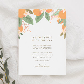 Invitation A Little Cutie se trouve sur le Baby shower Way Or