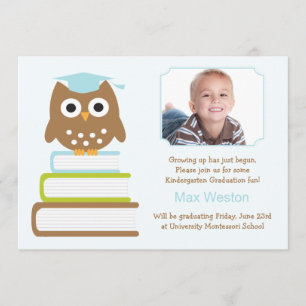 Invitation à l'obtention d'un diplôme de maternell