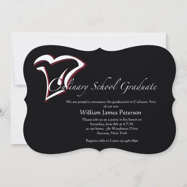 Invitation à l'obtention d'un diplôme d'études cul (Devant)