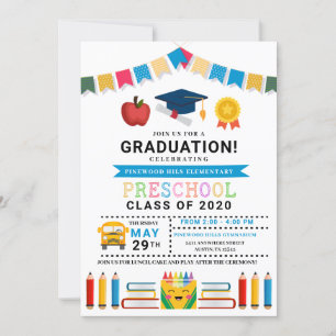 Invitation à l'obtention d'un diplôme préscolaire