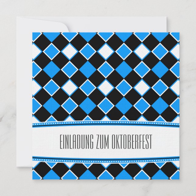 Invitation à l'Oktoberfest (Devant)