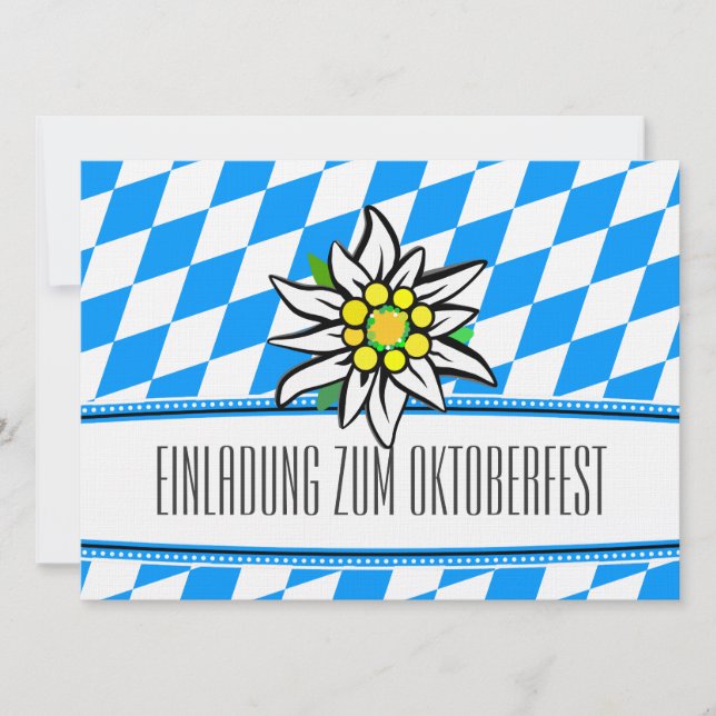 Invitation à l'Oktoberfest (Devant)