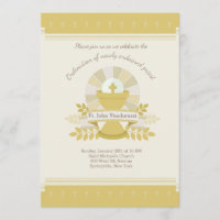 Invitation à l'ordination de prêtre du Saint Calic