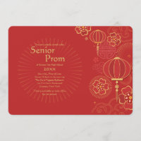 Invitation à l'Orient Express Prom