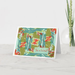 Invitation à l'ouverture d'un salon artistique, ar